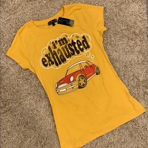 Exhausted Graphic Tee NWT